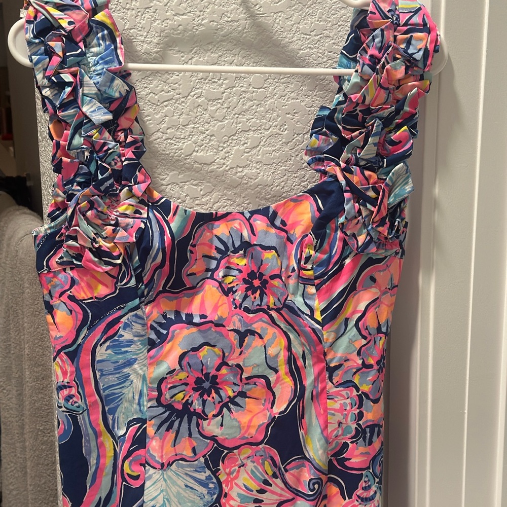 Lilly Pulitzer Pink and Blue Floral dress